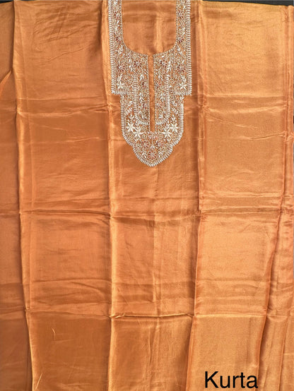 Orange Blended Tissue Suit