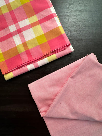 Checkered South Cotton Suit