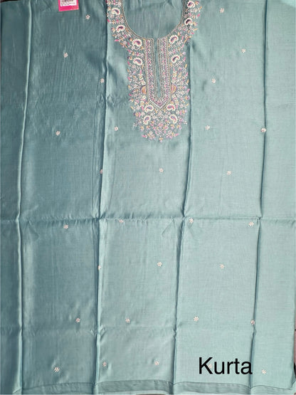 Firozi Pittan Work Cotton 3-Piece Suit