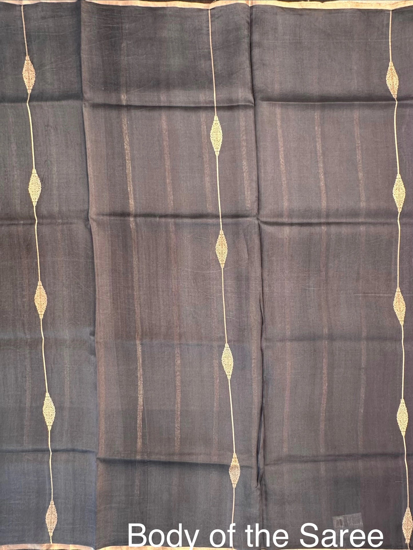 Royal Blue-Navy-Black Vedika Banarasi Pure Silk Saree