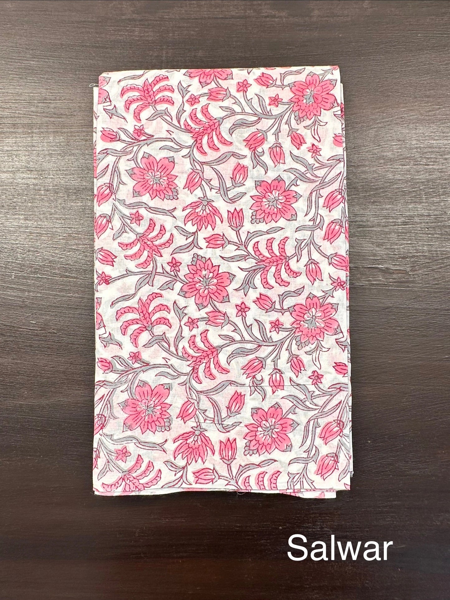 Pink Hand Embroidery Pure Cotton Suit