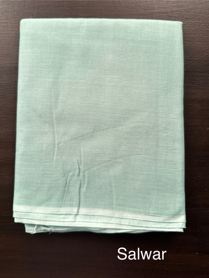 Sea Green Cotton Suit