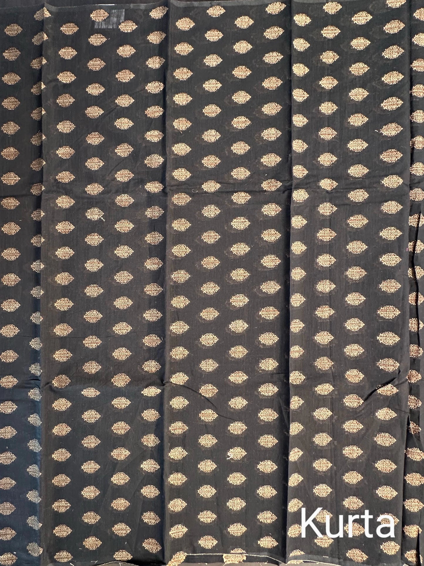 Black Jacquard Handloom Suit