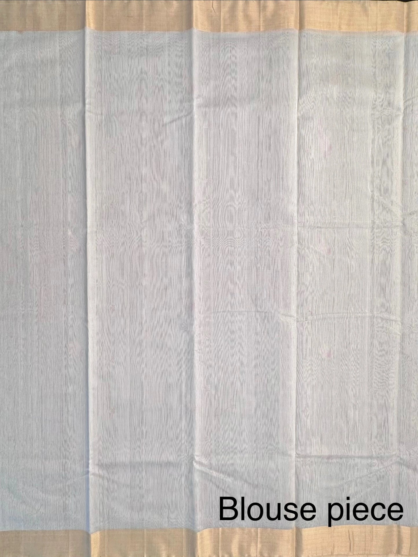Off White Pure Chanderi Saree