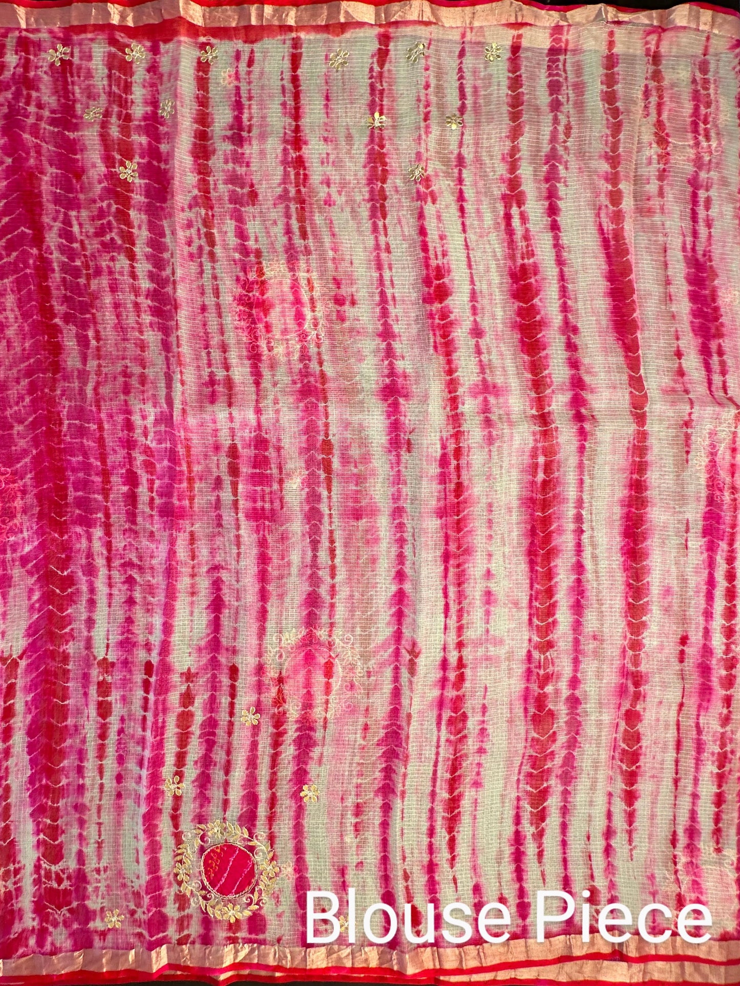 Shibori Bandhej Kota Silk Saree