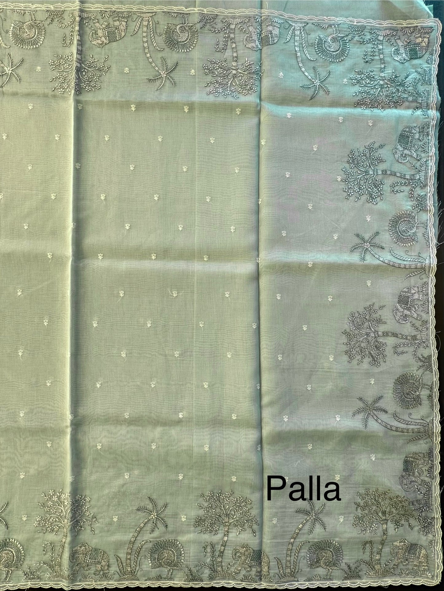 Blended Tissue  Saree