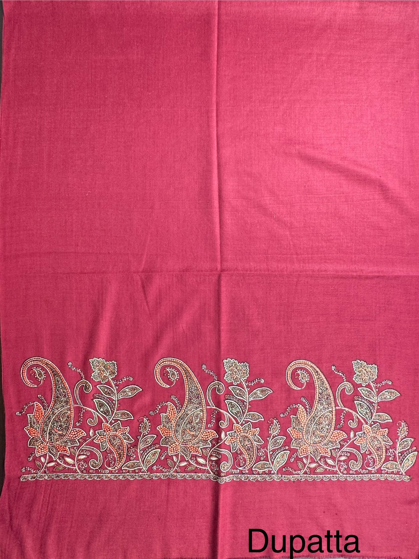 Maroon Woolen 3-Piece Suit