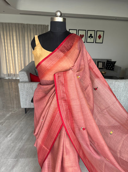 Cotton Saree with Embroidery