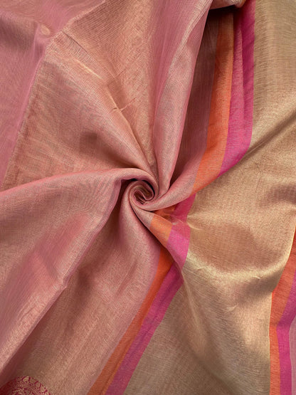 Pink Kirat Tissue Saree