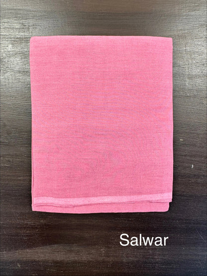 Magenta Jute Cotton 3-Piece Suit