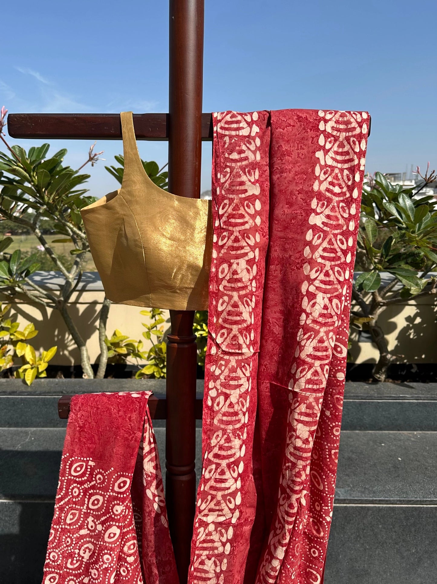 Batik Pure Cotton Saree