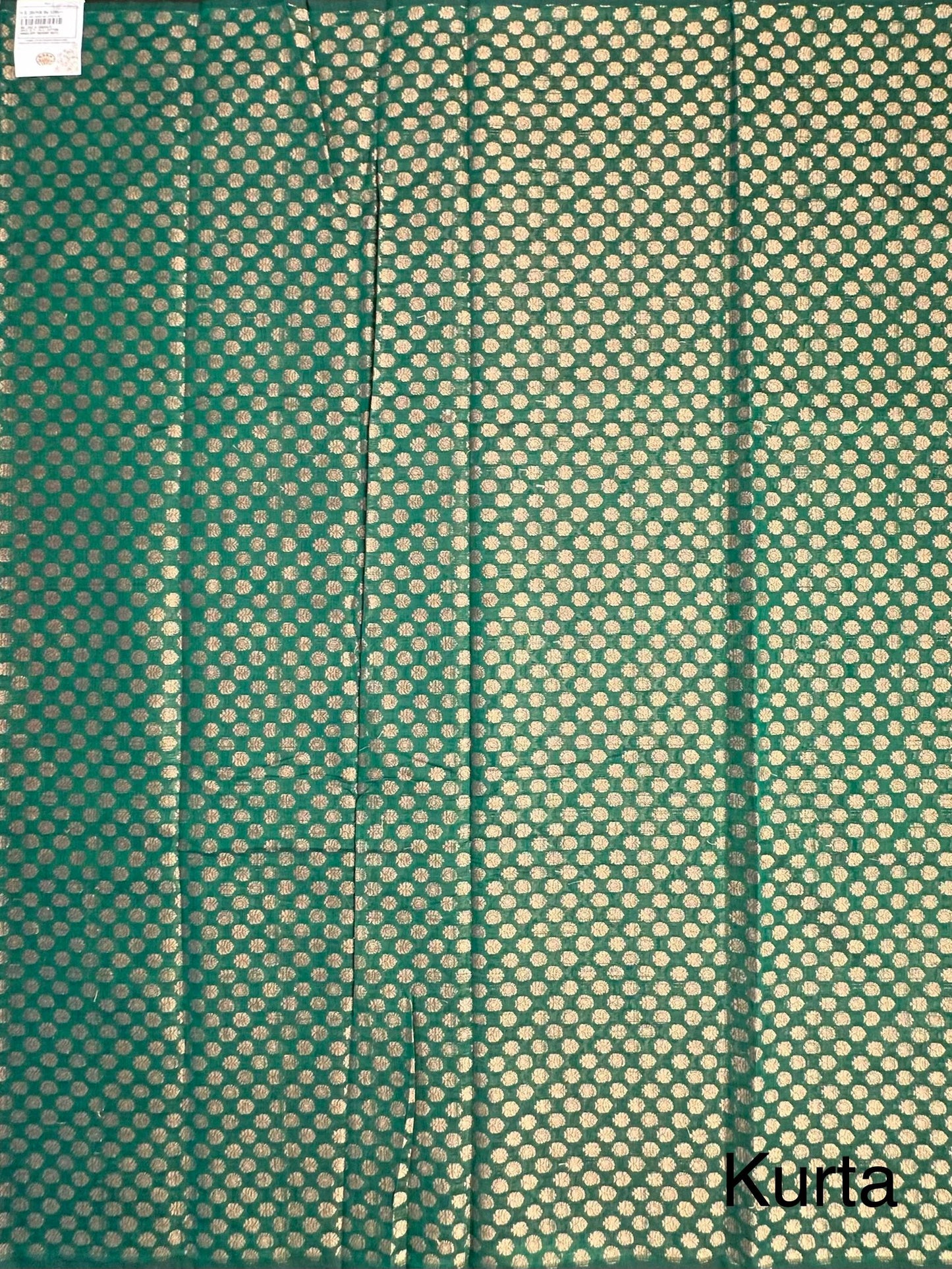 Bottle Green Jacquard 3-piece Unstitched Cotton Suit