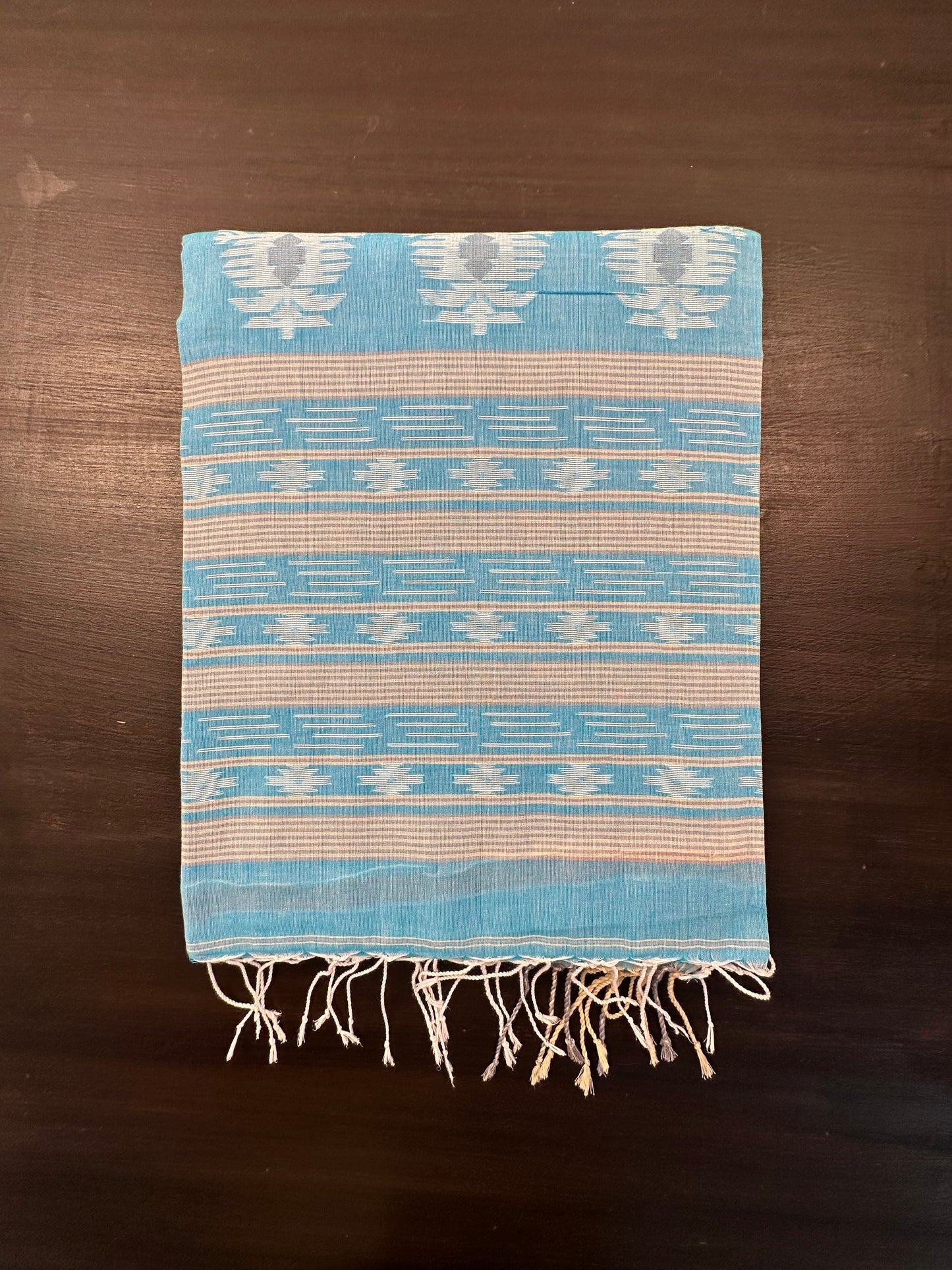 Firozi Bengal Pure Cotton Saree