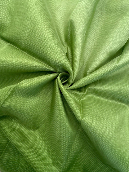 Shaded Green Pure Kota Doria Silk Saree