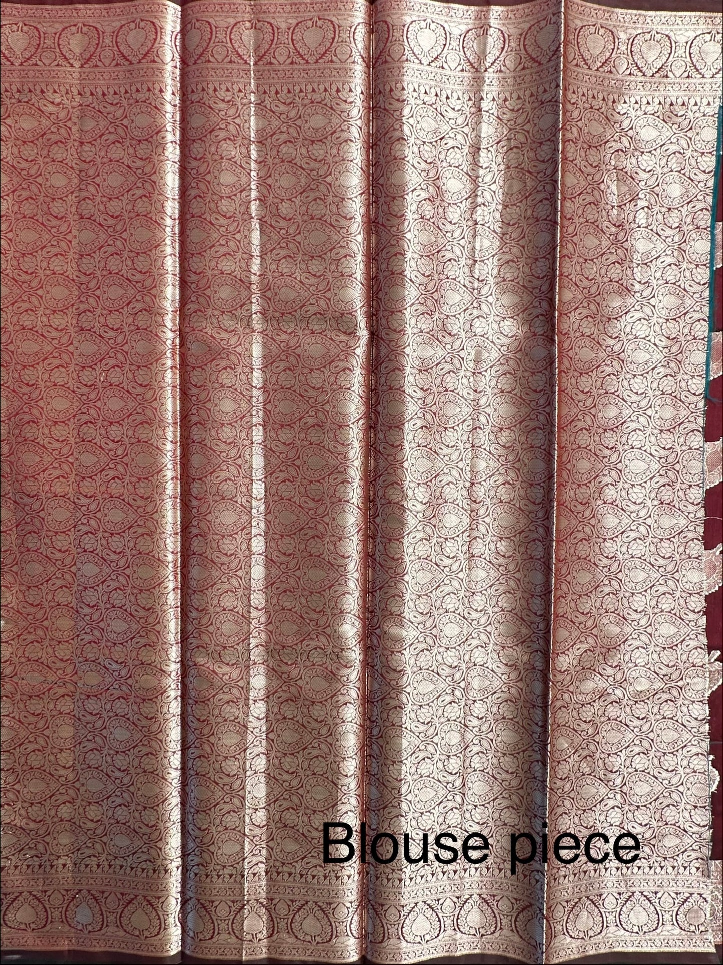 Maroon Chanderi Cotton Saree