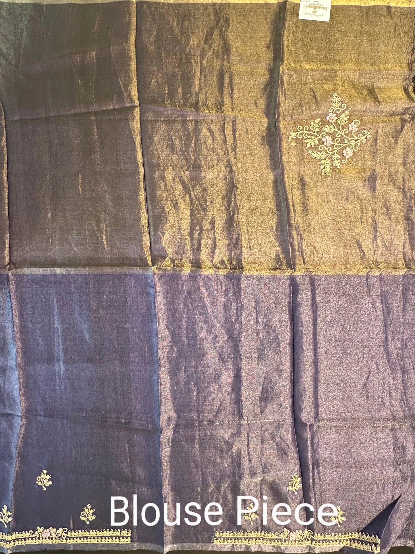 Pink Tussar Silk Saree With Zari Buta