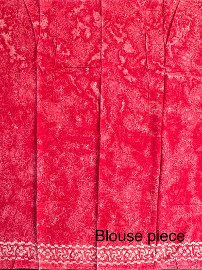 Batik Pure Cotton Saree