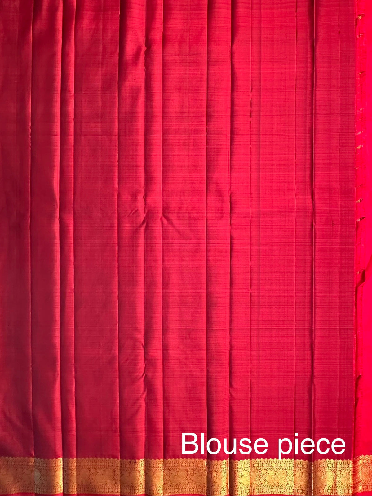 Dusky Pink -Maroon Handloom Kanjivaram Pure Silk Saree