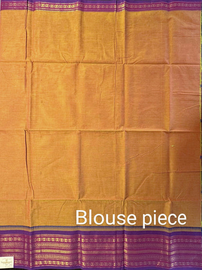 Mehndi Green Narayanpet Cotton Saree