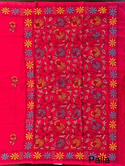 Kaantha Embroidery Cotton Saree