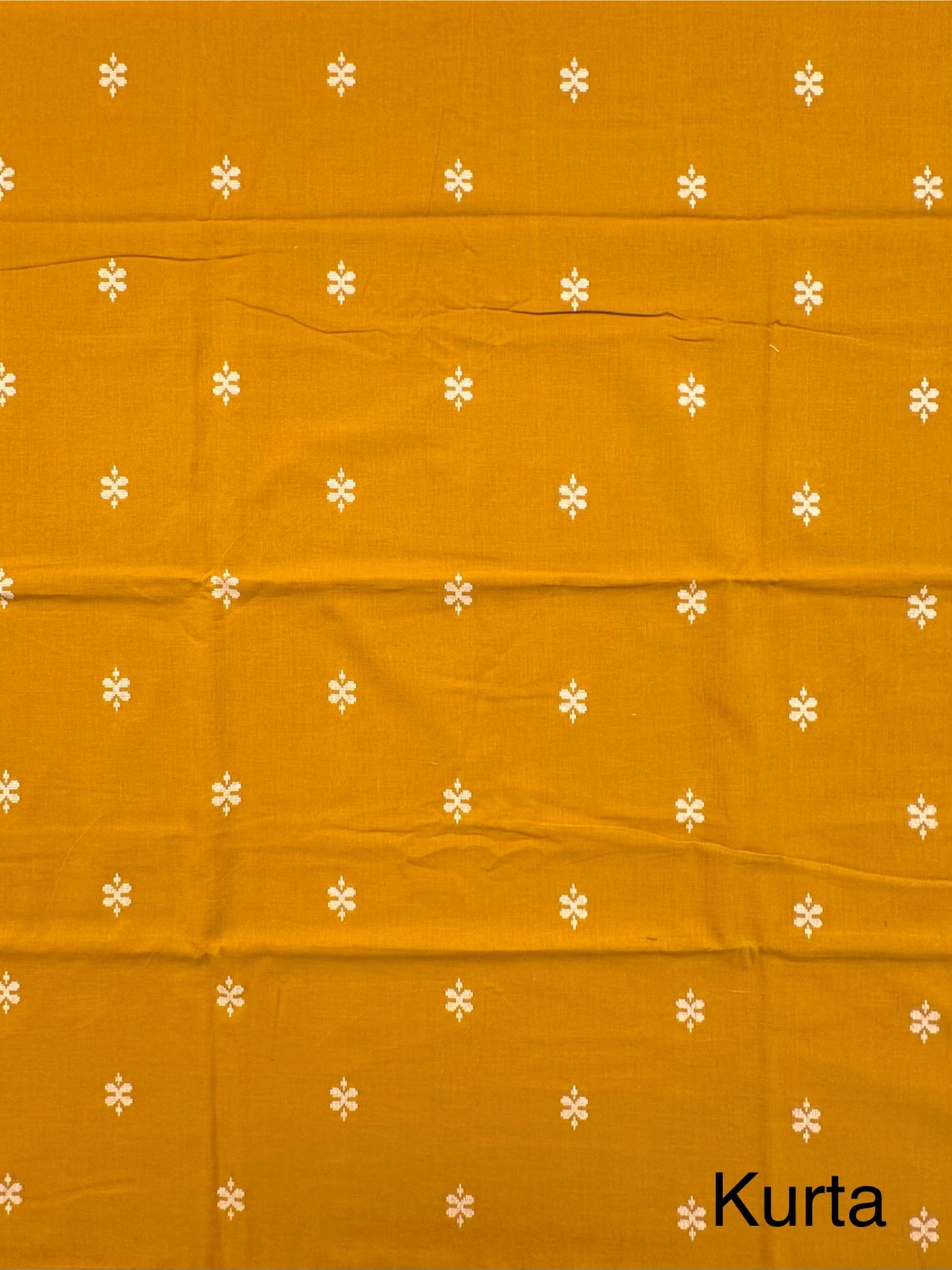 Mustard Siya South Cotton 3-Piece Suit