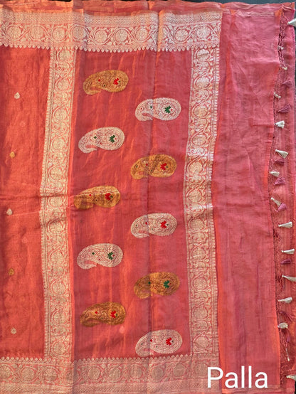 Georgette Tissue Saree
