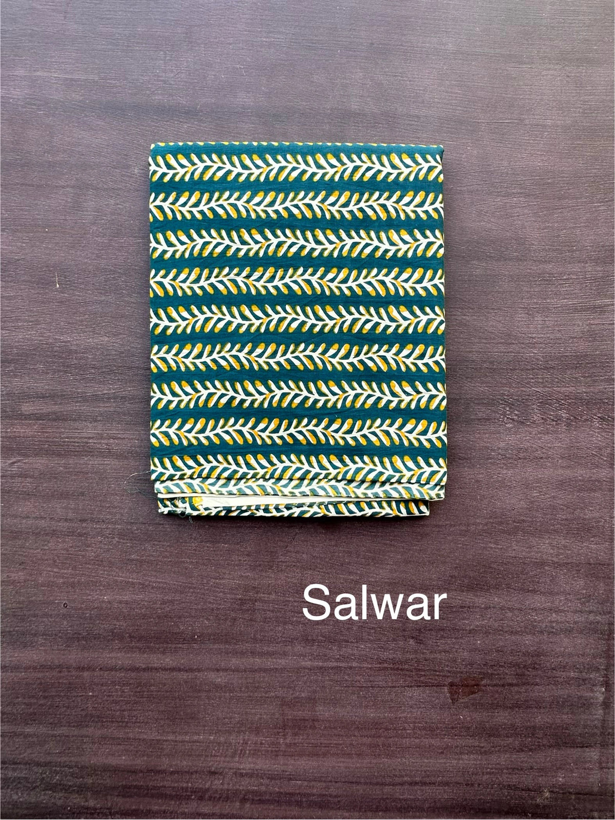 Teal Blue Jaipuri Necktie Cotton 3-Piece Suit