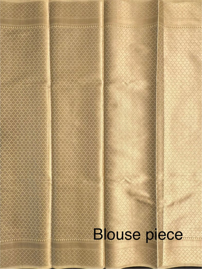 Mustard Ananya Tissue Saree