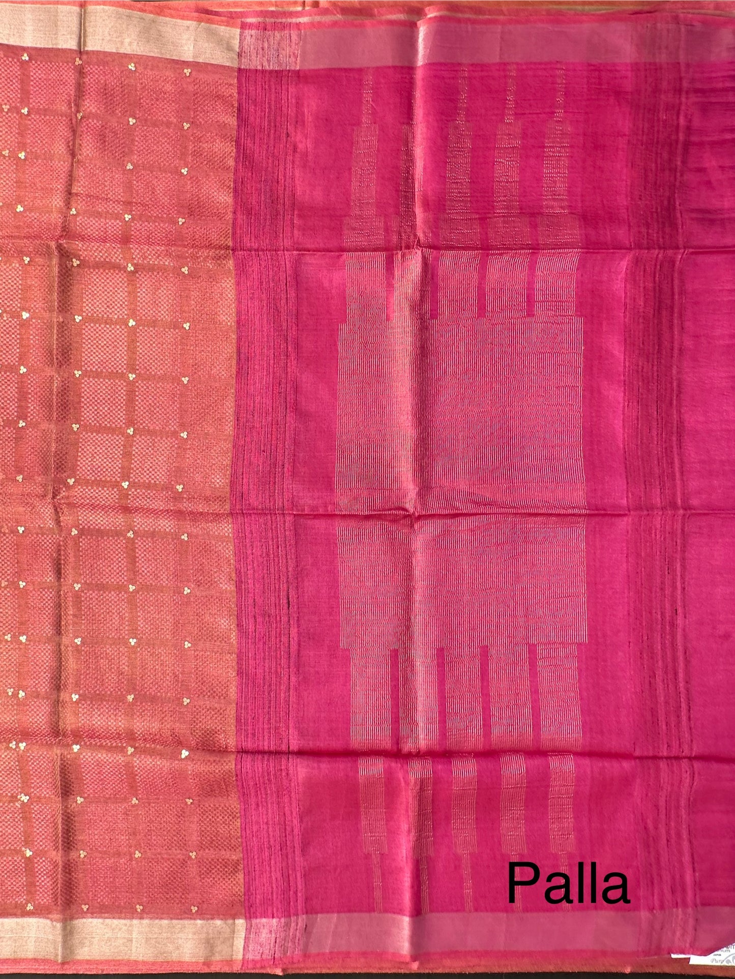 Rani Emboss Pure Tissue Silk Saree