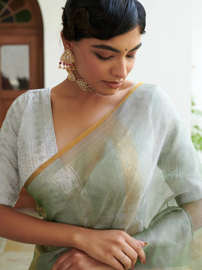 Jacquard Pure Tissue Silk Saree