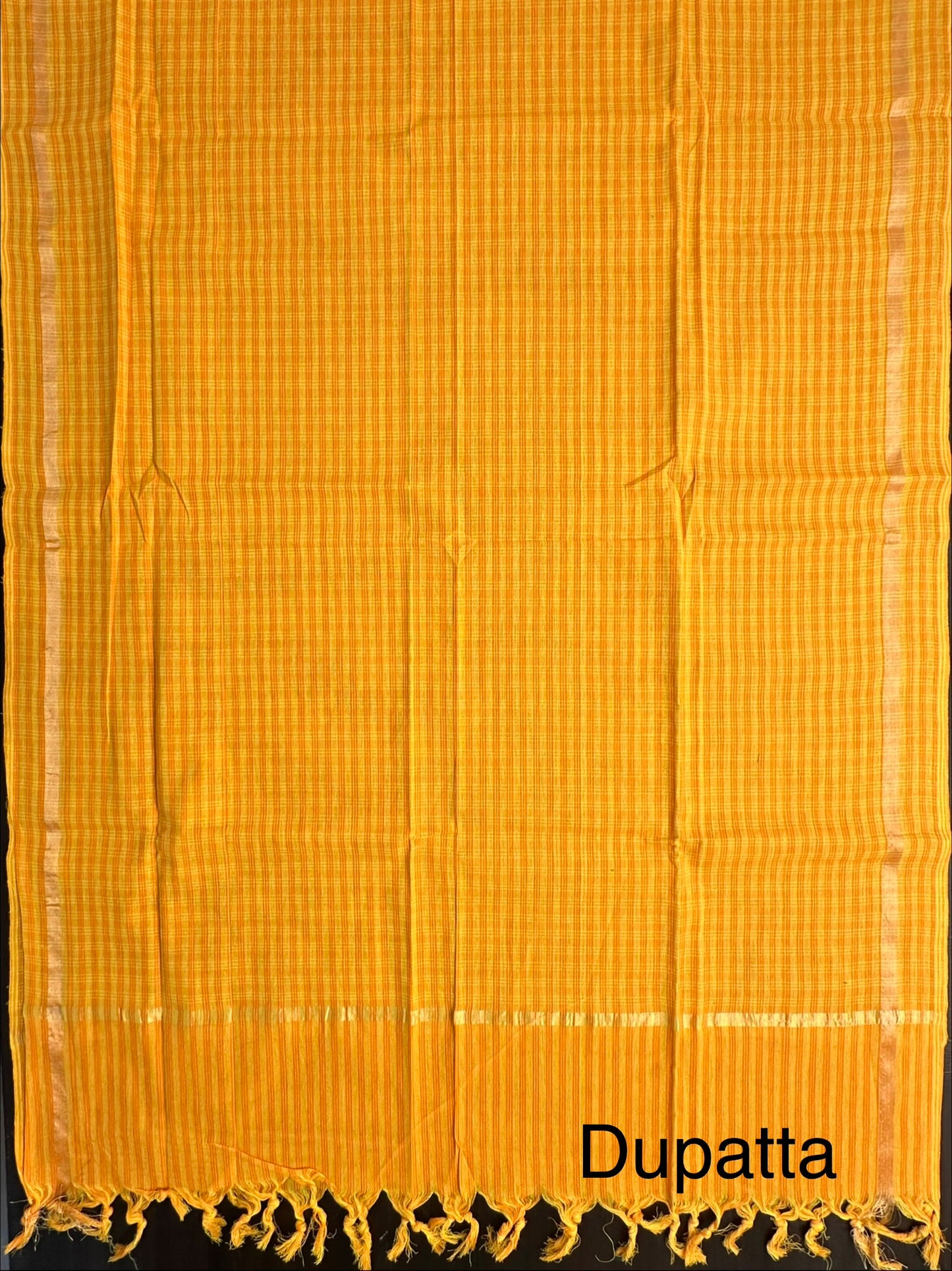 Maroon-Yellow South Cotton 3-Piece Suit