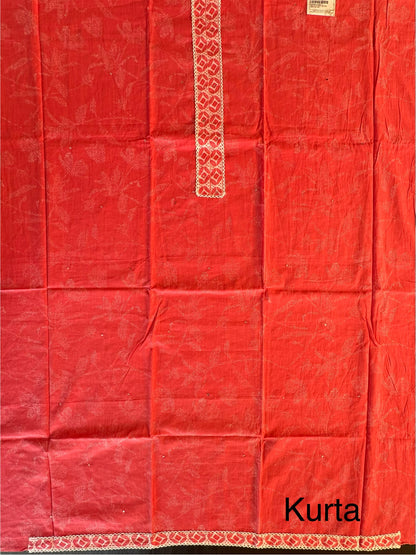 Jaipuri Necktie Cotton 3-Piece Suit