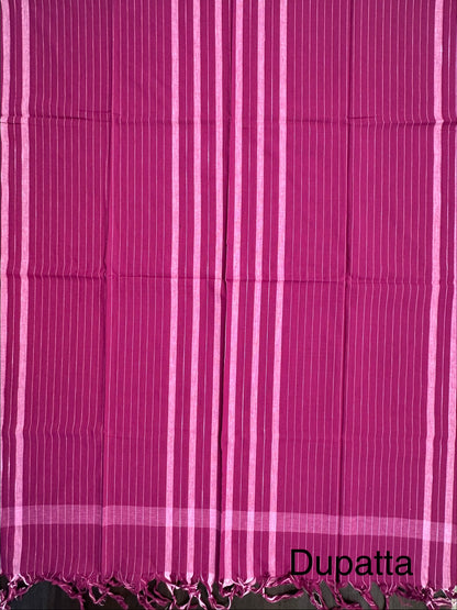 Mauve South Cotton Suit