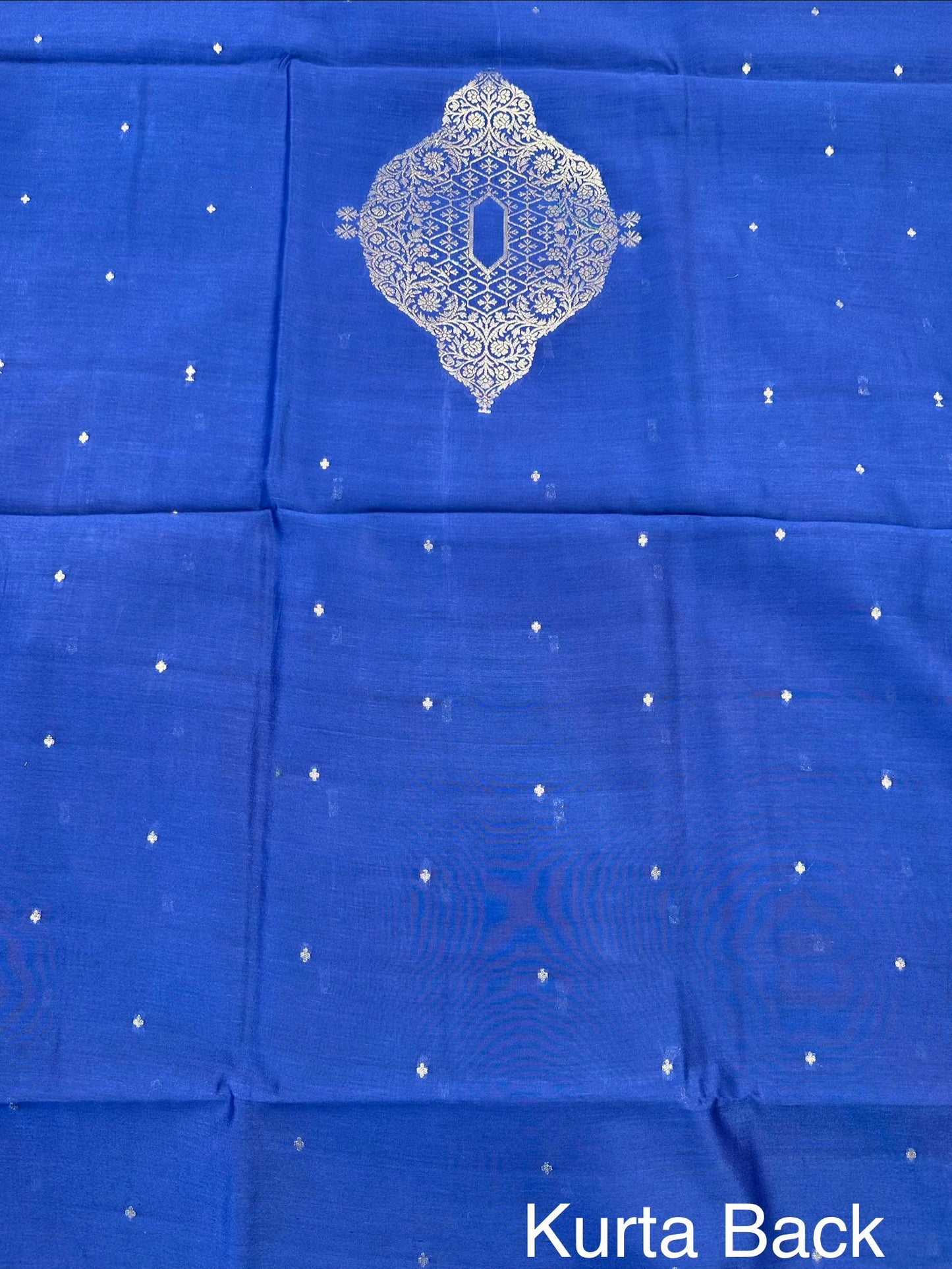 Royal  Blue Handloom Chanderi Suit