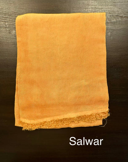 Mustard Fancy Cotton 3-Piece Suit