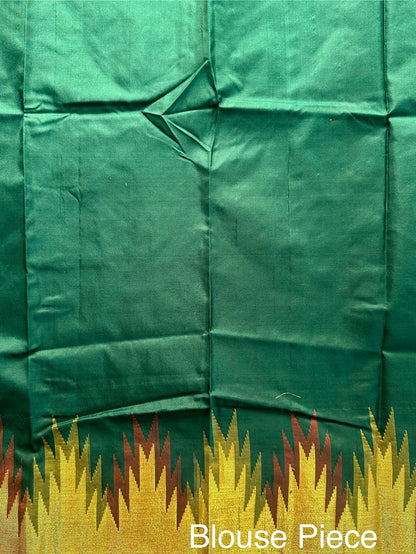 Madurai Temple Border Pure Silk Saree