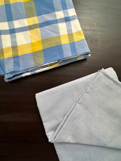 Checkered South Cotton Suit