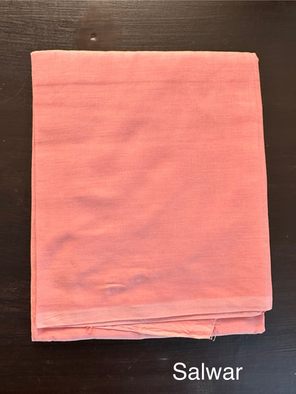 Cotton Unstitched 3-Piece  Suit