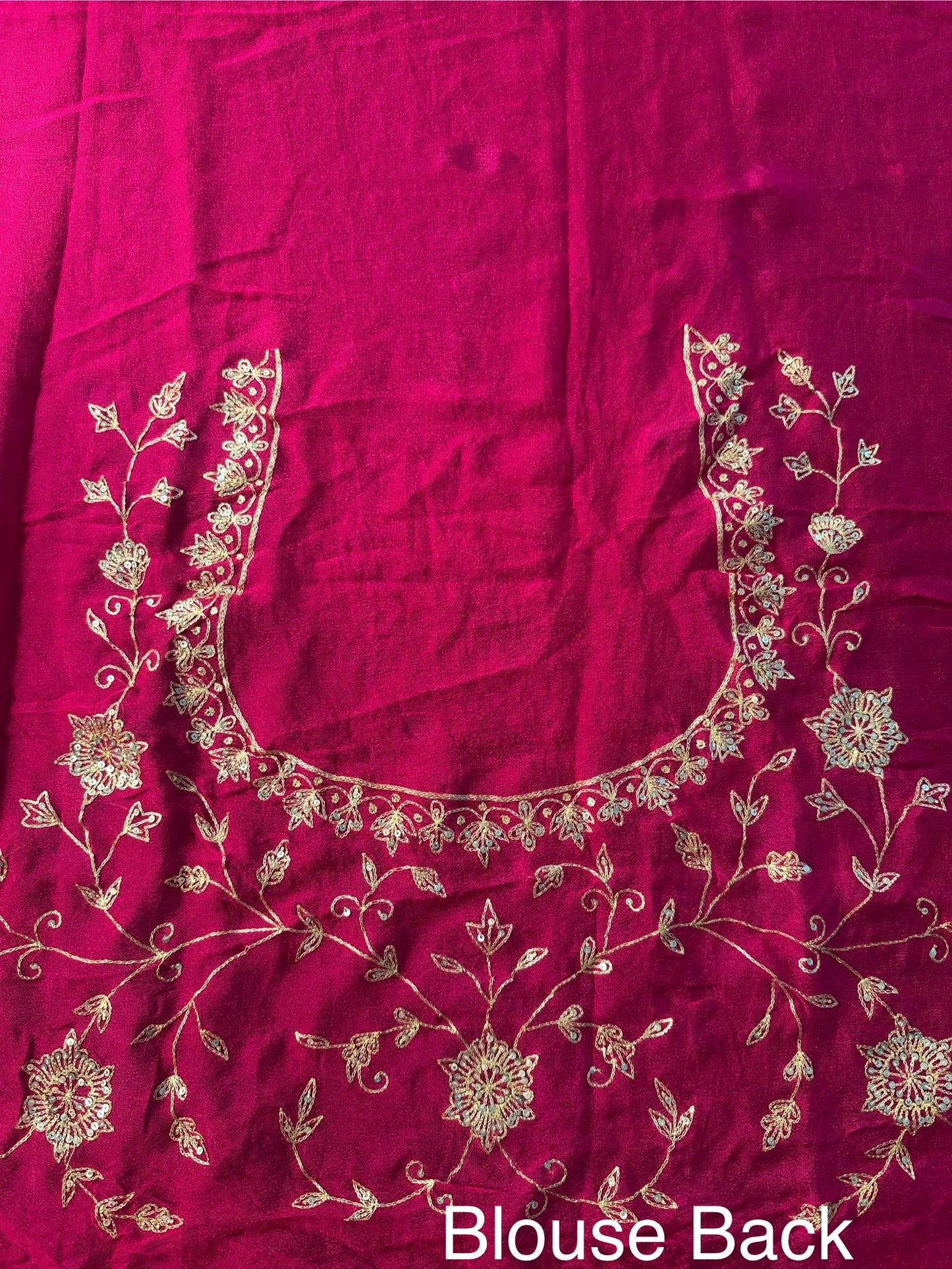 Leheriya Saree with Hand Work Blouse