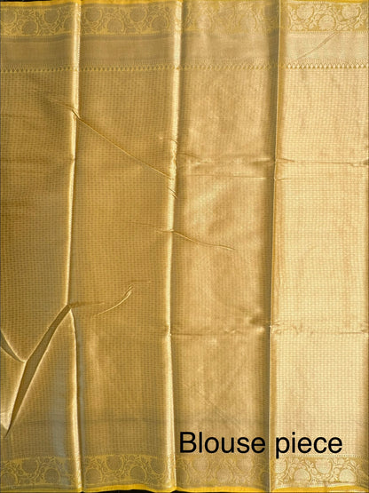 Golden Vartika Tissue Saree