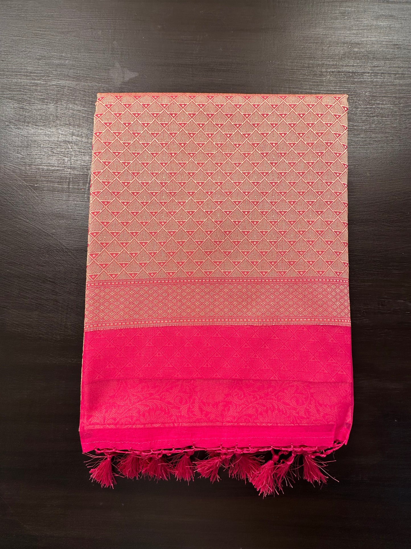 Rani Fancy Tissue Saree