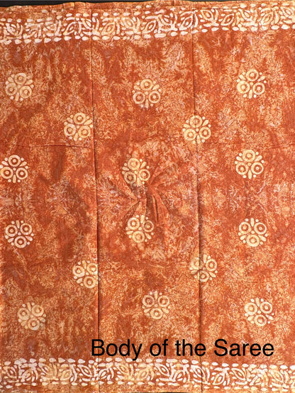 Batik Pure Cotton Saree