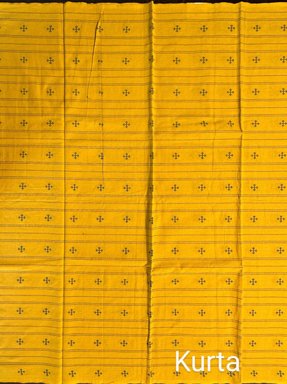 Mustard Handloom South Cotton Suit