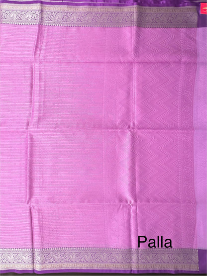 Lavender Fancy Tissue Saree