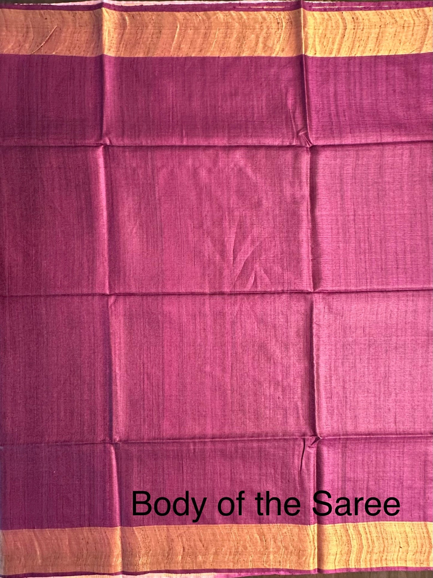 Shaded Purple Handloom Tussar Silk Saree