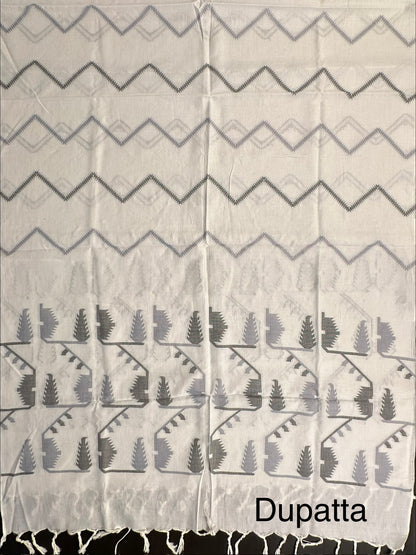 Grey South Cotton Suit