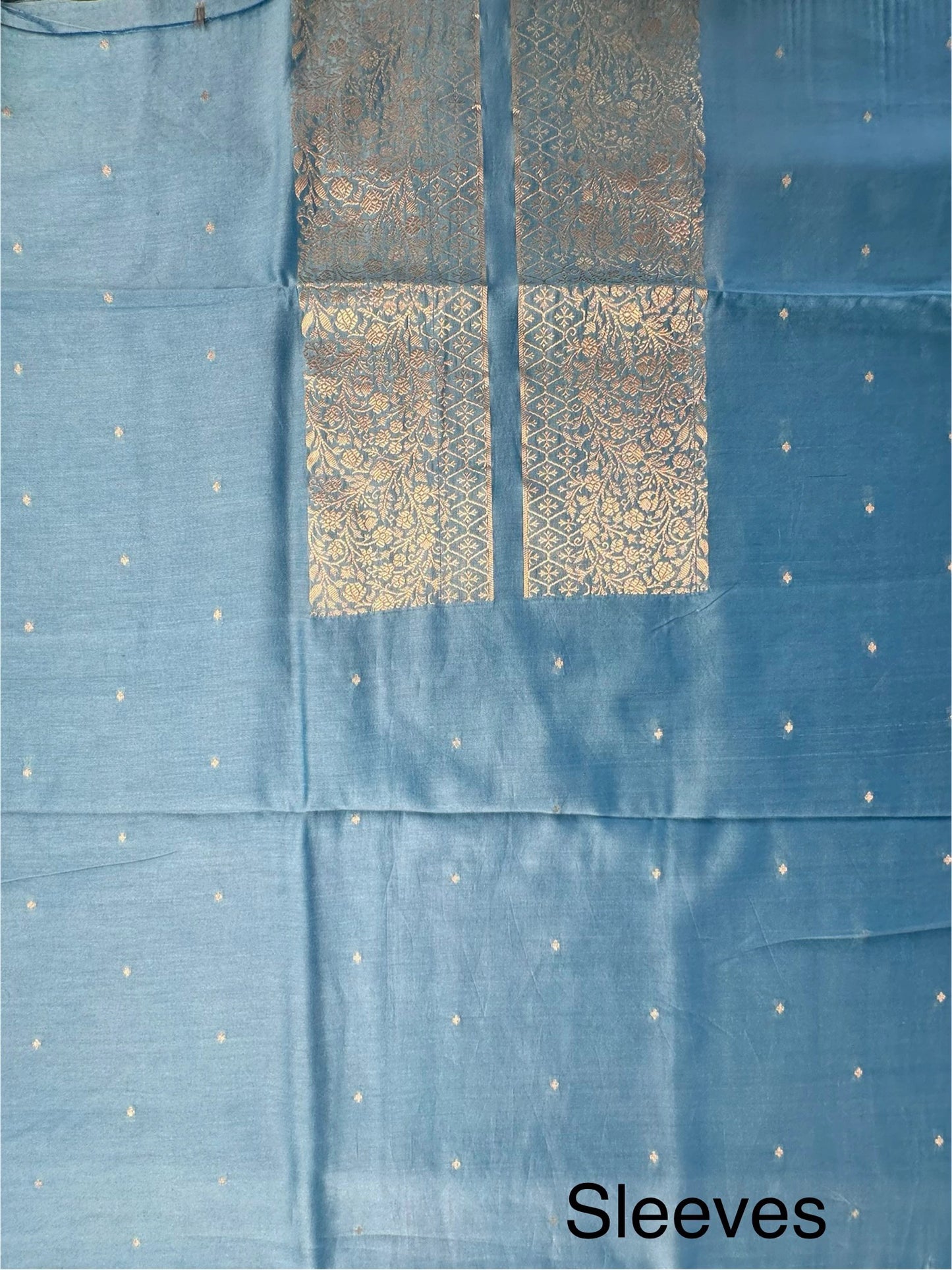 Baby Blue Dhruvisha Handloom Chanderi Suit