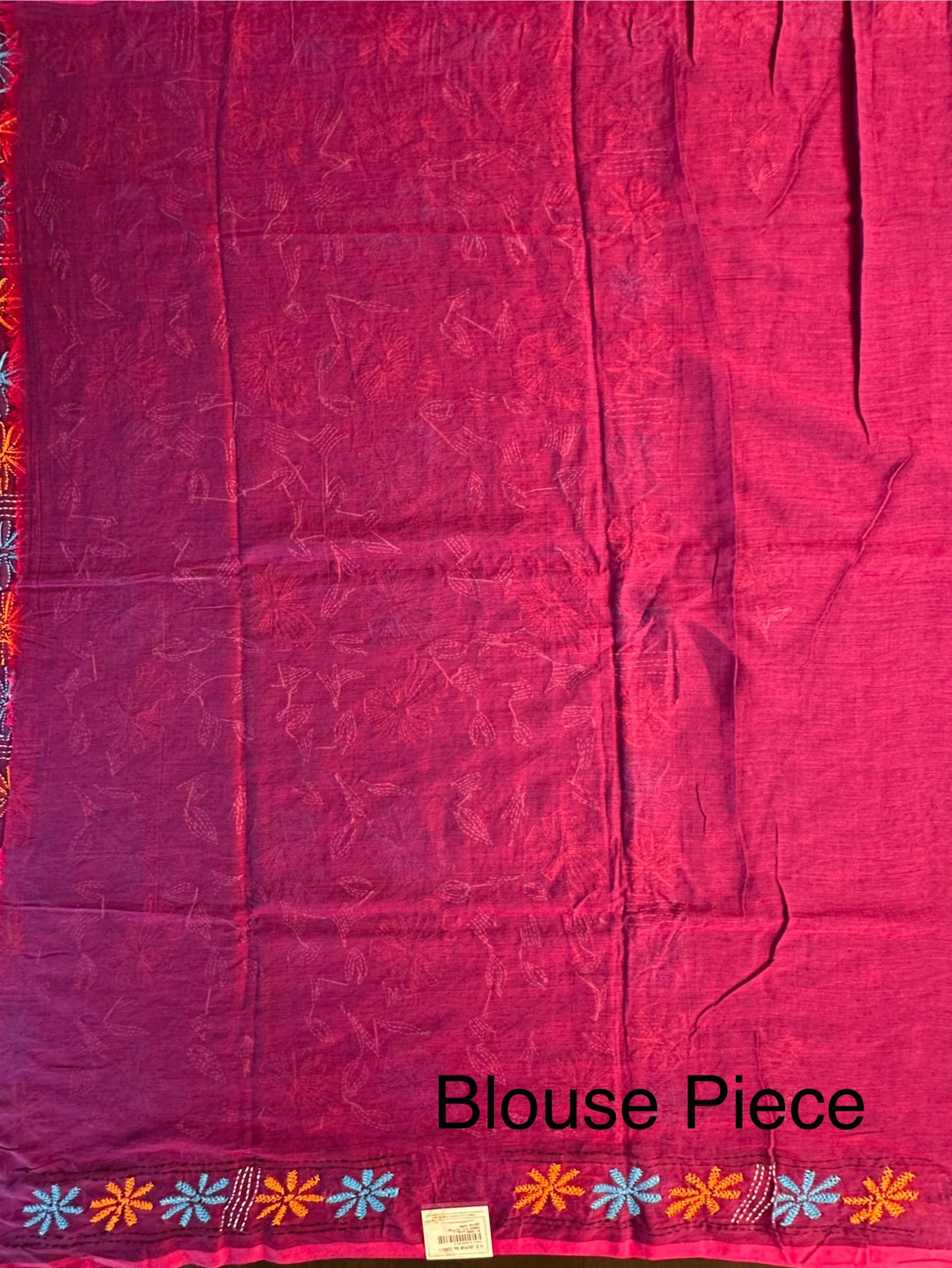 Kaantha Embroidery Cotton Saree