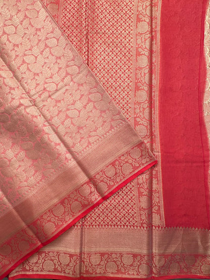 Pink Vartika Tissue Saree