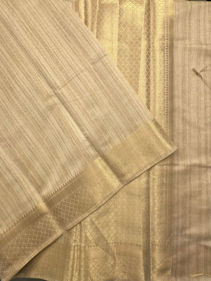 Beige Ananya Tissue Saree